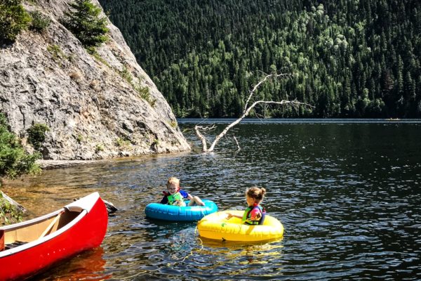 Camping at Paul Lake, Kamloops